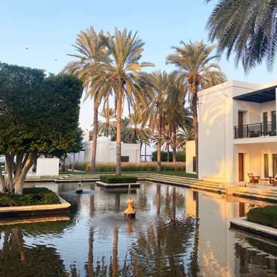 Muscat – Hotel 'The Chedi'  Außenanlagen