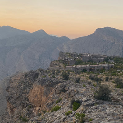 Hotel 'Alila Jabar Akhbar' – wie ein kleines Dorf direkt am Canyon