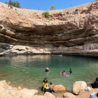 Sinkhole –  in der eingestürzten Kalksteinhöhle kann man schwimmen