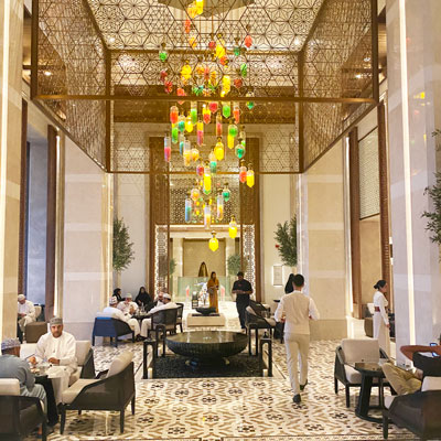 Hotel 'Mandarin Oriental' Muscat – Lobbycafe