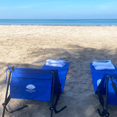 Hotel 'Mandarin Oriental' Muscat – am Strand